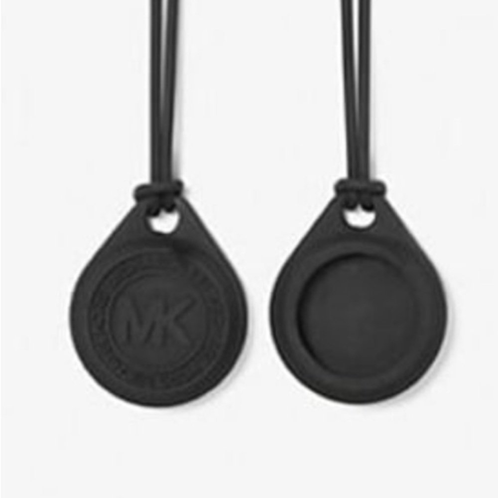 Michael Kors Black Set of 2 Air Tag Cover - Picture 2 of 6